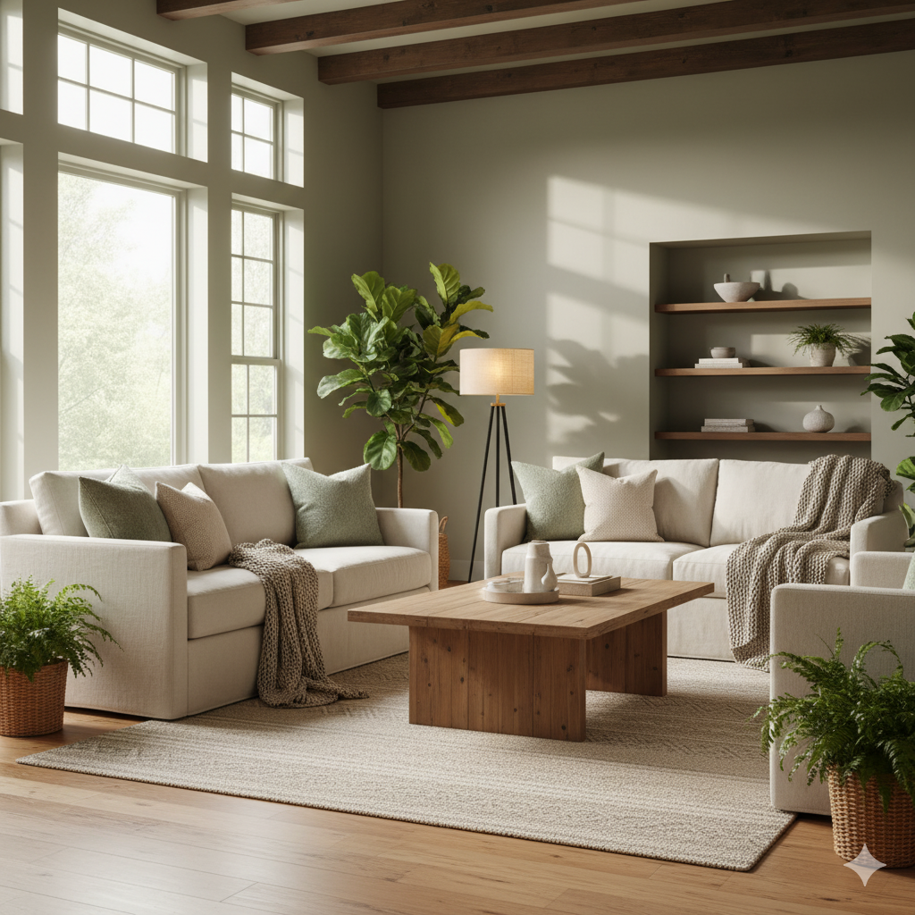 Hiking trail among pines